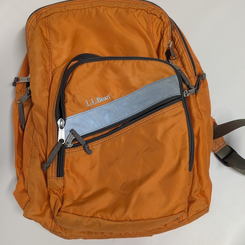 L.L. Bean Orange Backpack